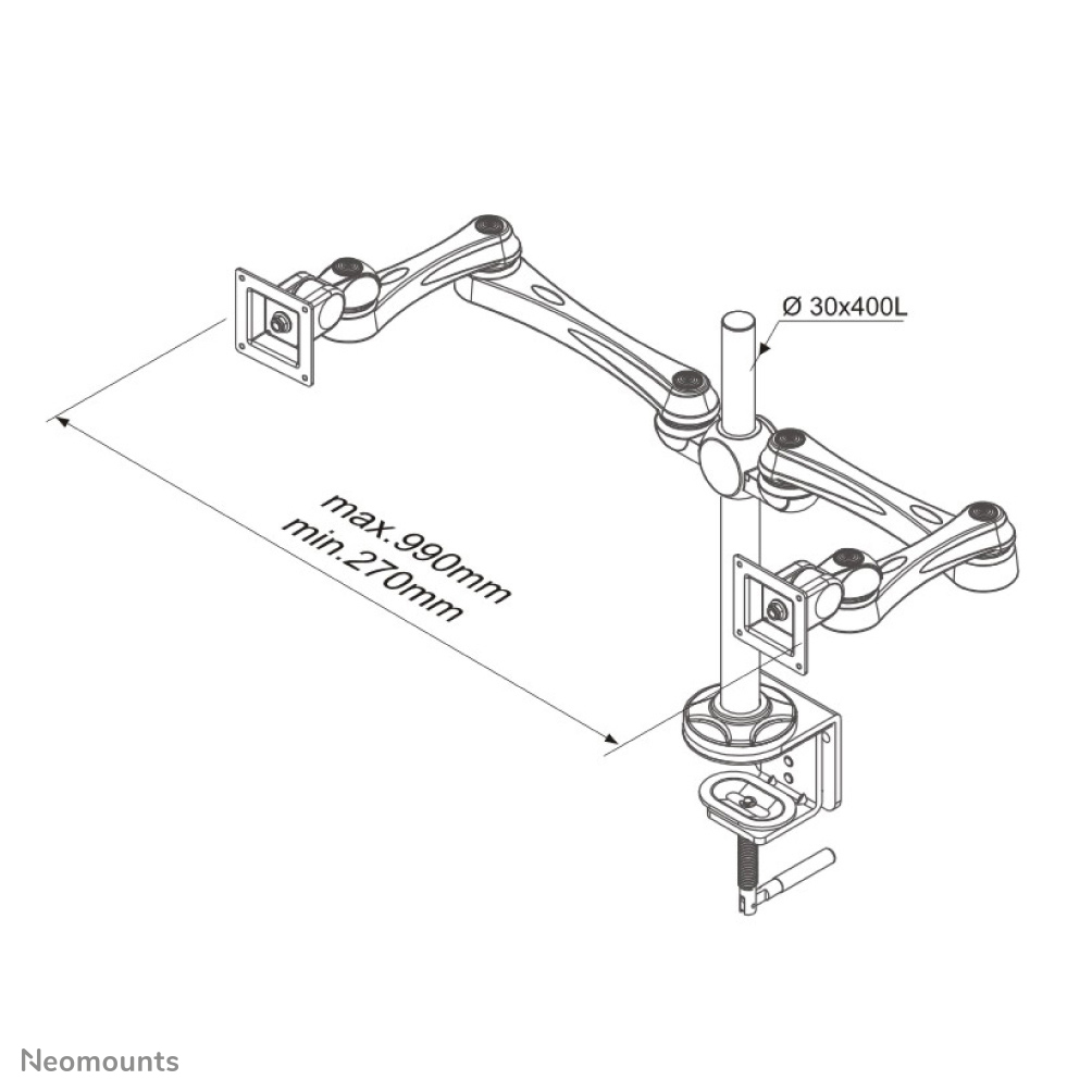 Neomounts monitorarm